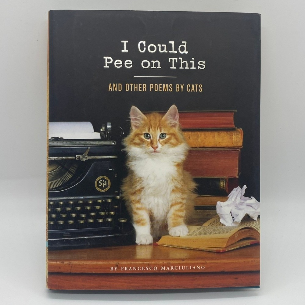 Chronicle Books I Could Pee on This Book Unisex OS Black Good Cat Poems Humor
